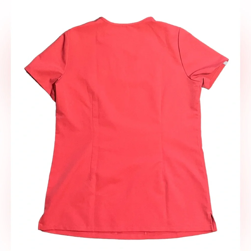 ❤️🧡 FIGS Casma™ Three-Pocket Scrub Top XS Limited Edition color Clay EUC - Picture 8 of 16